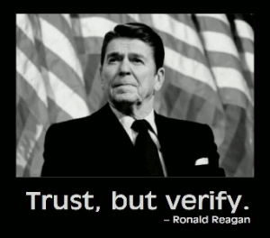 Trust but verify